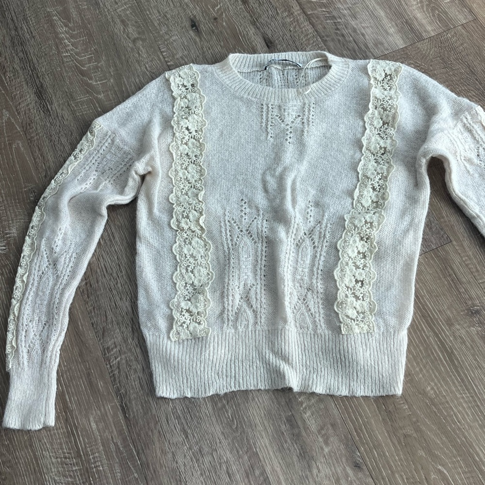 Zara Lace Women's Sweater